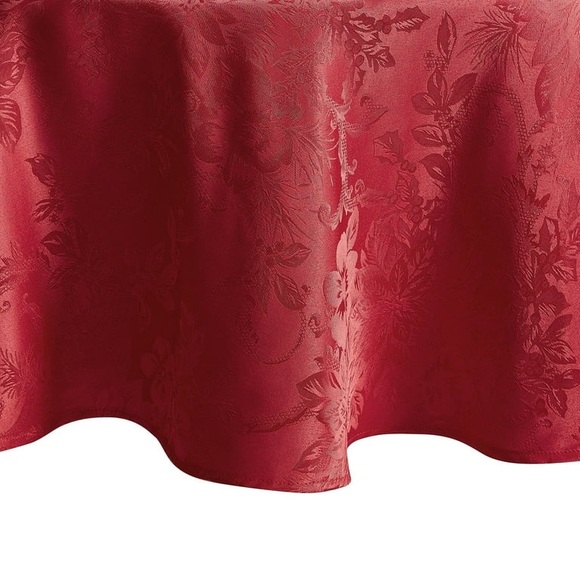 Elegant Red Tablecloth - Picture 3 of 3